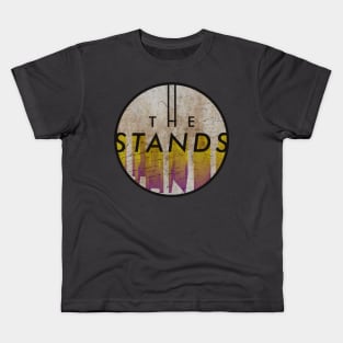 THE STANDS - VINTAGE YELLOW CIRCLE Kids T-Shirt